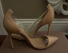 Gianvito Rossi patent leather Plexi , Nude Size 35 brand New picture