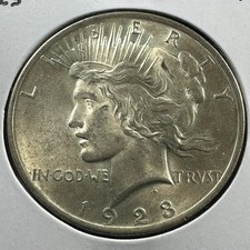 1923 $1 Silver Peace Dollar (90734) picture