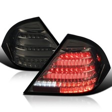 Smoke LED Sequential Tail Lights for 2001-2004 Mercedes Benz W203 C Class Sedan picture
