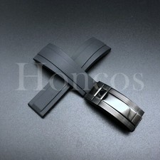 20 21 22MM RUBBER STRAP BAND FITS FOR ROLEX DATEJUST SUB GMT DAYTONA REPLACEMENT picture