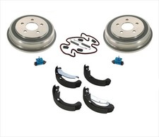 Fits 03-05 Chevrolet Cavalier Rear Brake Drums & Shoes & Brake Springs Wheel Cy picture