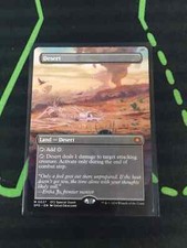 MTG Magic The Gathering Desert Borderless Special Guest Mythic Land Commander  picture