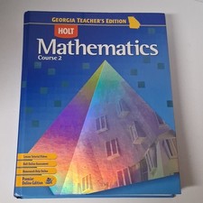 Holt Mathematics Course 2 Teacher's Edition Georgia Hardcover Holt Rinehart picture
