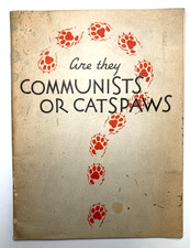 1938 COMMUNISTS OR CATSPAWS Ray Chase LANGSTON HUGHES Antisemitic Propaganda picture