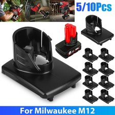 5/10x Battery Case Top Plastic Cover Shell for Milwaukee M12 Cordless Power Tool picture