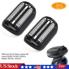 2x Replacement Shaver Foil Head Part Cutter For Braun Razor Blade 53B 5/6 Series picture