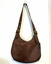 VTG Coach Bonnie Cashin Leather Saddle Bag Metal Cartouche Creed Tab Black picture