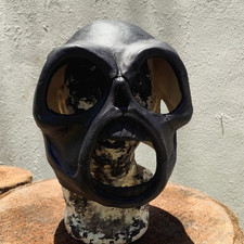 slipknot style iowa sid ALL black skull mask rock metal halloween prop 1999 picture