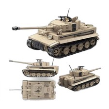 General Jim’s WWII Tiger I Heavy Tank GJ-T Building Blocks 1361 PCS picture