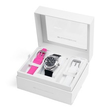 TechnoMarine Women's TM-124021 Cruise Original 40mm Silver/Black Dial & 3 Straps picture