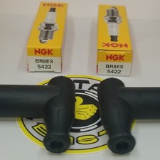 Yamaha Banshee NGK spark plugs &  ignition coil caps picture