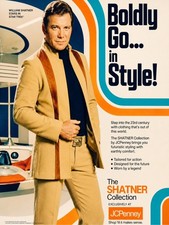 1976 William Shatner JC Penney Ad 18x24 Poster Retro Advertising Print picture