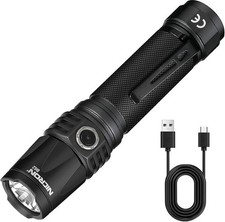 NICRON 1000 Lumen Rechargeable Tactical Flashlight with Type C Cable for Camping picture