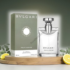 New Bvlgari Pour Homme 3.4oz / 100ml Eau de Toilette Perfume for Men with Box picture