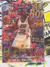 1995-96 Flair #7 Karl Malone Hot Numbers picture
