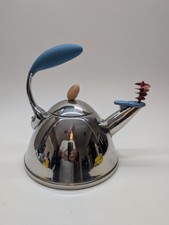 Vintage Michael Graves Design Spinning Whistle Tea Kettle 18-10 Stainless picture