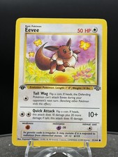 Pokemon FIRST 1st EDITION JUNGLE - #51 Eevee NM picture