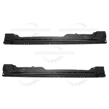 New Pair Rocker Panels For 2009-2014 Ford F-150 Truck Super/ Extended Cab Outer picture