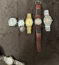 Timex Seiko Jules Jurgensen Hanover Reien Mixed Lot of 5 Men's Watches picture