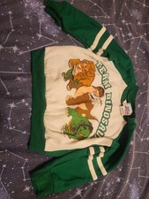VTG HTF The Land Before Time 12M Kids Green and White Long Sleeve Shirt picture