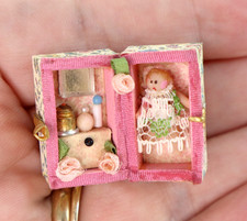 1:12 vintage dollhouse miniature artisan OOAK tiny 1