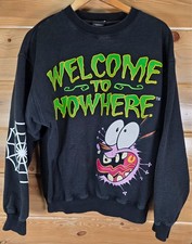 Dumbgood Courage The Cowardly Dog Welcome to nowhere Sweatshirt Crewneck Medium picture