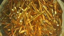 10+ Gram Vintage 1980s Gold-Plated PCB Pins Scrap Electronic Gold Recovery Rare picture