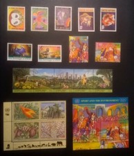 UN NY 1996 United Nations 671-689 COMPLETE MNH Year Set Collection inc Sports picture