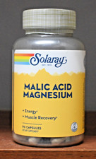 Close Dated: Solaray Malic Acid Magnesium 400 mg 90 Capsules 09/2025 picture