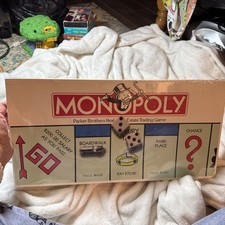 New Vintage 1985 Monopoly Board Game No. 9 by Parker Brothers Made In USA picture