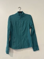 Lululemon Womens Size 10 Define Jacket Nulu Teal Blue Green Full Zip Pilates Gym picture