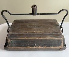 Antique Grand Rapids Wooden Bissell Push Carpet Floor Sweeper Vacuum Head Only picture