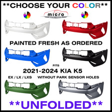 NEW FRONT BUMPER FOR 2021-2024 KIA K5 PAINTED *CHOOSE YOUR COLOR* KI1000211 picture