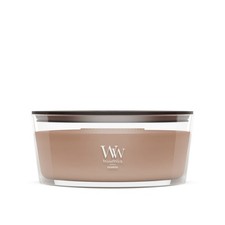WoodWick Cashmere Scented Ellipse Candle, Crackles as it Burns, Up to 50 hrs picture