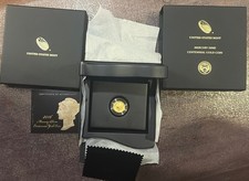 2016-W 1/10th oz Gold Mercury Dime Centennial (Complete OGP) picture