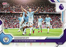 Manchester City Quiets Old Trafford 2026-27 Premier League Topps NOW #29 PRESALE picture