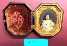 #9 1857 Tintype Little Girl – Littlefield, Parsons & Co. Octagonal Union Case picture