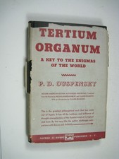 Tertium Organum By PD Ouspensky 1945 Hardcover Philosophy Classic  picture