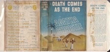 AGATHA CHRISTIE - DEATH COMES AS THE END - RARE 1ST 1944 w/DJ NPC picture