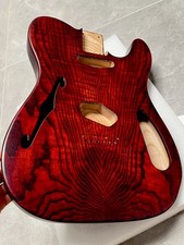 AAAAA Handcrafted Ash DIY Guitar Body Natural Grain Finished For Electric Guitar picture