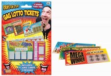 5 PHONY FAKE SCRATCH OFF ALL WINNING LOTTERY TICKETS GAG GIFT JOKE PRANK WINNER picture