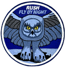 Rush Fly by Night Rock Music Embroidered Iron on Patch Applique picture