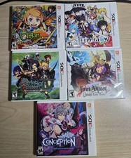 Nintendo 3DS Rare Lot ATLUS Games- Conception 2, Etrian Odyssey & Stella Glow picture