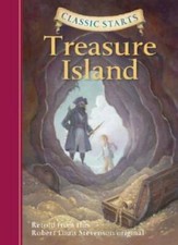 Classic StartsÂ?: Treasure Island (Classic StartsTM Series) - Hardcover - GOOD picture