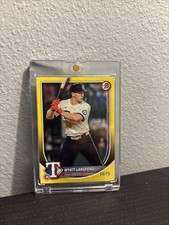 2025 Bowman - Wyatt Langford No 33 Yellow 26/75 picture