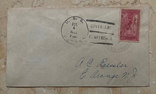 1925 USS Shenandoah ZR-1 Airship Postal Cover Governors Conference AC Roessler picture