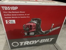 Troy-Bilt TB51BP 51cc Gas Backpack Leaf Blower 220MPH 600CFM 2-Cycle New In Box picture