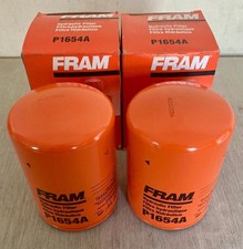 TWO(2) USA Fram P1654A 25 MicronHydraulic Filter SET fits LFH4209 51553 HF6520 picture