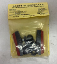 NOS SCOTT Mathauser Superbrake High-Performance Finned Brake Shoes/Pads NEW picture