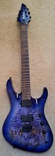 Jackson Chris Broderick Soloist HT6 Guitar, Dimarzios, Trans Blue, Excellent picture